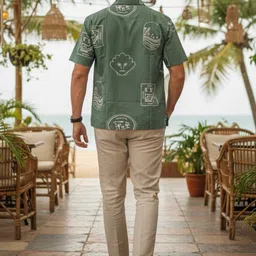 TRULOOM Men Standard Printed Casual Shirt image 2