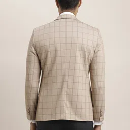 Turtle Checkered Single-Breasted Casual Blazer image 5