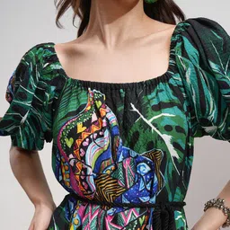 ESPYR By Tokyo Talkies Women Printed Relaxed Maxi Dress image 5