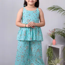 Kachhot Girls Pack of 2 Printed Top with Palazzos image 2