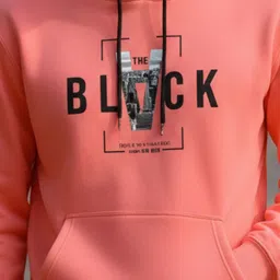 SHAUN Men Printed Hooded Sweatshirt image 3