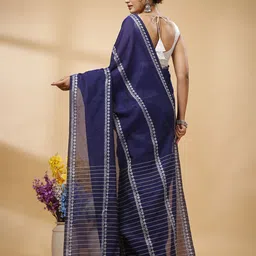 SLAGHA Ethnic Motifs Woven Design Taant Saree image 2