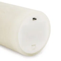 Pure Home and Living Grey LED Flickering Flame Pillar Candle image 3