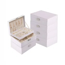 Aura White Set of 6 Reusable Jewellery Organiser Organisers-picture-10