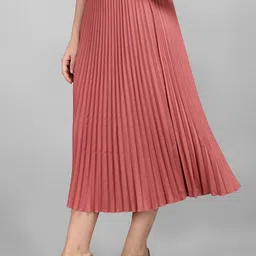CORSICA A-Line Midi Pleated Skirt image 3