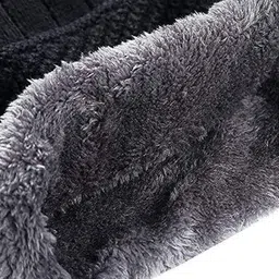 FLEXCYCAP Men Woollen Beanie With Neck Warmer image 2