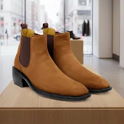 Bxxy Round Toe Blocked Heeled Chelsea Boots-picture-44