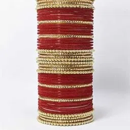 SAVORADE Red Stainless Steel Bangle image 2