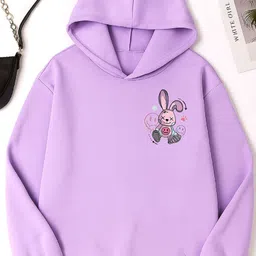 YK Unisex Kids Printed Hooded Sweatshirt image 2