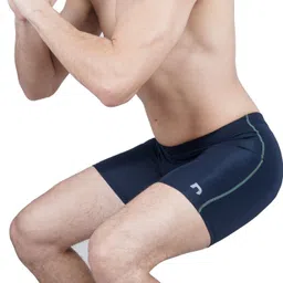 never lose Solid Men Dark Blue Tights image 4