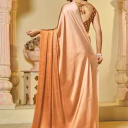 Garden Vareli Ombre Satin Designer Saree image 3