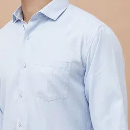 CODE by Lifestyle Men Textured Spread Collar Cotton Formal Shirt image 2