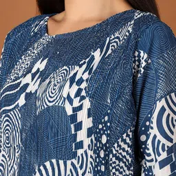 V-Mart Women Abstract Printed Co Ord Set image 2