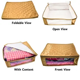 Ajabh Yellow Set of 6 Regular Drawer Organiser Organisers image 3