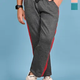 BAESD Boys Pack Of 3 Colourblocked Mid-Rise Track Pant-picture-56