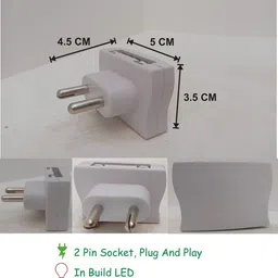 SOMIL Transparent & White Textured Glass Wall Lamp image 5