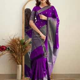 Lookmark Woven Design Banarasi Saree image 3