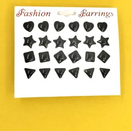 NAVJAI 12 Pairs Geometric Studs Earring-picture-35