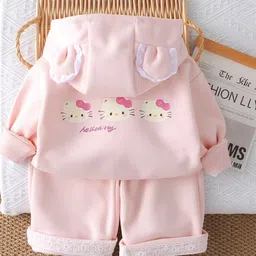 LULU & SKY Girls Printed T-shirt with Trousers image 5