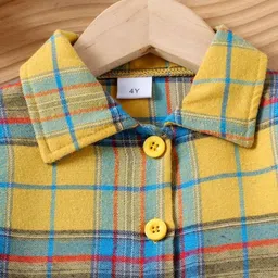 LULU & SKY Girls Checked T-shirt with Trousers image 2