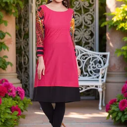 Pannkh Round Neck Long Sleeves A-line Kurta-picture-35