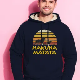 MaverIQ Men Graphic Printed Hooded Regular Sweatshirt-image-0