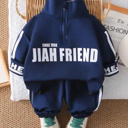 StyleCast x Revolte Boys Printed High Neck Sweatshirt With Jogger-picture-17