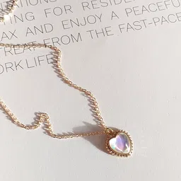 Octagon hub Gold-Plated Necklace image 2