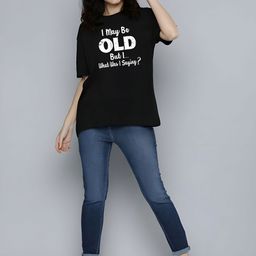Moda Rapido Women Drop-Shoulder Sleeves T-shirt-picture-23