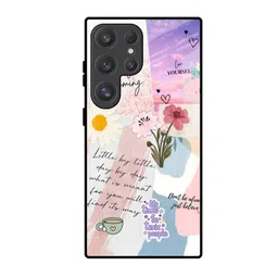QRIOH Positive Horizons Floral Printed Samsung Galaxy S25 Ultra 5G Glass Back Case-picture-39