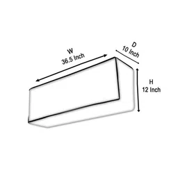 The Furnishing Tree Split AC Cover set of Indoor and Outdoor Unit used for 1.5 Ton Daikin ETKL50 mi image 5