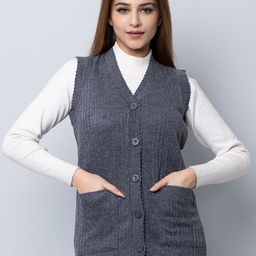 Hifzaa Women Woollen Cardigan-picture-39