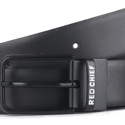 red chief Men Formal Black, Brown Genuine Leather Reversible Belt image 2