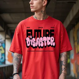 SMARTEES Men Typography Printed Applique Cotton T-shirt-picture-39