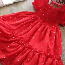 YK Embellished Print Fit & Flare Dress-picture-37