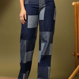 Kotty Women Straight Fit High-Rise Stretchable Jeans-picture-46
