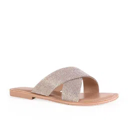 CAMLEE COMFORT Women Textured Open Toe Flats with Bows-image-22