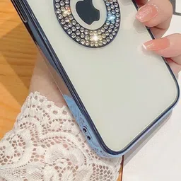 Luxury Kase Embellished iPhone 14 Pro Back Case image 4