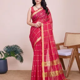 Aldwych Woven Design Zari Chanderi Saree-picture-13