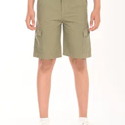 ZION Boys Mid-Rise Cotton Cargo Shorts-picture-53