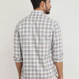 ColorPlus Men Tartan Checks Checked Casual Shirt image 3