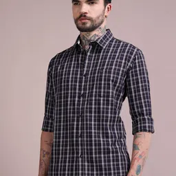 RIGS AND RAGS Men Classic Checked Casual Shirt image 2