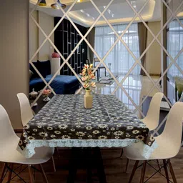 flipkart smartbuy Floral 4 Seater Table Cover image 2