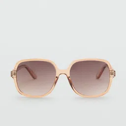 MANGO Women Square Sunglasses with UV Protected Lens - 17012546 image 3