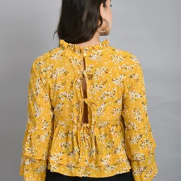 all about you Women Floral Printed Empire Top image 4