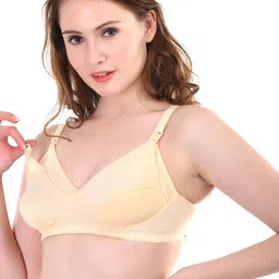 Liigne Pack Of 4 Cotton Full Coverage Non Padded Maternity Bra image 4