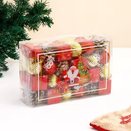 Archies 48Pcs Red & Yellow Christmas Tree Decors image 4