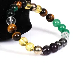 SENROAR Multi Fabric Crystals Elasticated Bracelet image 5