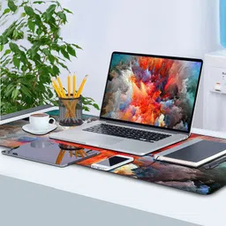 AlexVyan Cloud Large Gaming Mouse Pad , Anti-Fray Cloth Mousepad Computer Keyboard Mat Mousepad image 3
