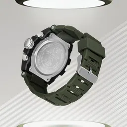 CARLINGTON Men Round Dial Analogue and Digital Multi Function Watch Endurance 9140 image 4